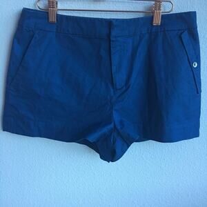 Kate Spade Saturday Chino Style Blue Shorts Preppy Coastal Summer 8